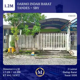 Rumah Darmo Indah Barat dkt Sukomanunggal Tandes Balongsari Satelit