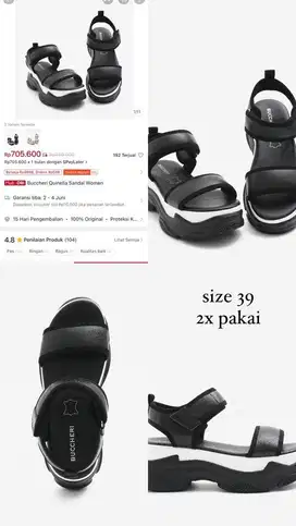sandal buccheri wanita
