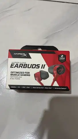 HyperX Earbuds Gaming Cloud II Red