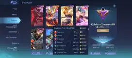 Jual Akun Mobile legend pribadi akun old server (2073)