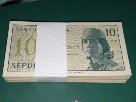 1 Lak / 100 Lembar Uang 10 Sen 1964