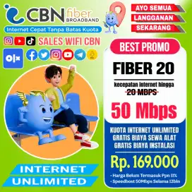 Pasang Wifi Murah CBN harga flat