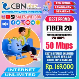 Pasang Wifi Murah CBN Harga Flat