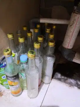 Botol bekas marjan 18 buah