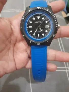 Jam tangan Nautica Rubber ori. Cowo