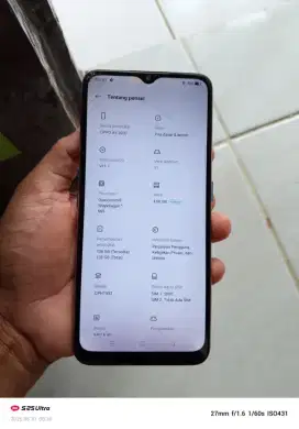 Opo. A5.   4+3/128. Mnus retak Kay di fto normal