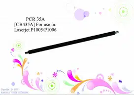Primary Charge Roller CB435A / PCR 35A For use Laserjet Berkualitas