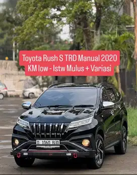KM low 36rb - Rush S TRD manual 2020 pk an 2021 istw skli murah bdg