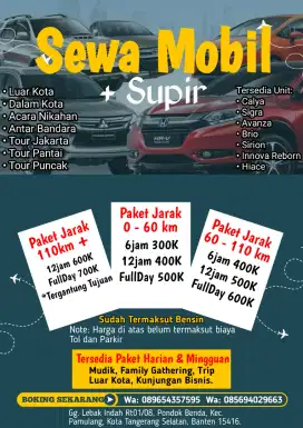 Jasa Sewa Mobil & Driver