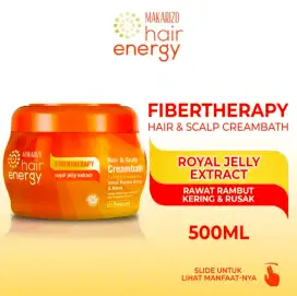 Makarizo Hair Energy Fibertherapy Hair & Scalp Creambath Royal Jelly