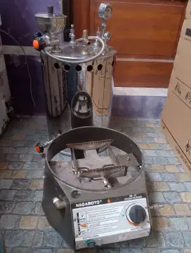 Boiler NAGAMOTO Japan kapasitas 25Liter setrika uap kondisi normal