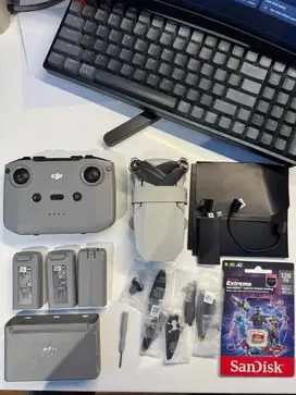 Drone Dji Mini 2 Fly Combo - Baterai ada 3 Full Set