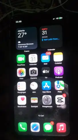 Iphone X 256 Grey inter,Fullset