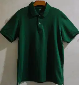 Polo shirt ijo Uniqlo