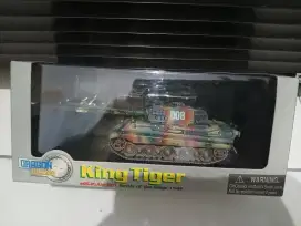 Diecast tank miniatur King Tiger / Tiger II Dragon Armor