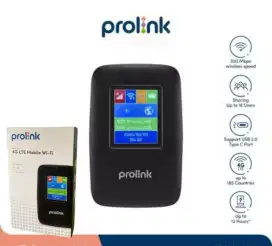 BARU 3000MAH UNLOCK MODEM MIFI WIFI PROLINK LAYAR LCD DISPLAY