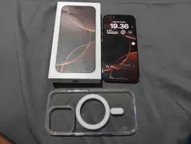 Iphone 16 pro 128gb dessert all operator 5G fullset resmi J/A BEACUKAI