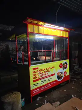 Rombong kontainer booth kontainer gerobak kontainer