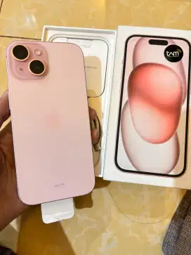 BARU KEMAREN BELI IPHONE 15 128GB IBOX PINK NOMINUS FULLSET