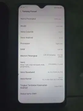 Hp murah oppo A5s ram 3 internal 32 batangan normal