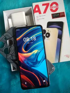 Infinix itel A'70 12/64ori'an Fullset Mulus Smua_oke NoMinus_NoRetak