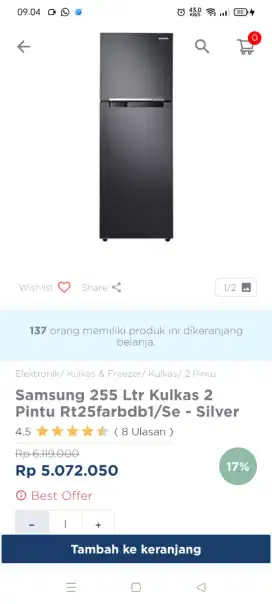Promo kulkas 2 pintu
