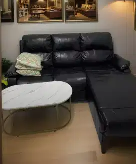 Jual murah Sofa Reclining L Liverton set meja Informa