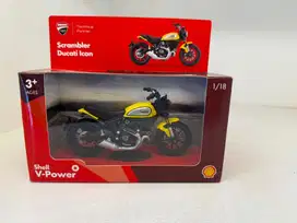 Diecast Ducati Scrambler Ducati Icon Shell V-Power edisi 2024