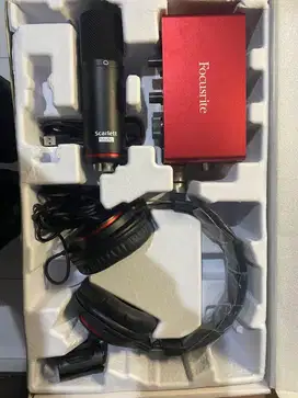 Paket Focusrite Scarlett Solo Studio 3rd Gen Original Studio Recoding