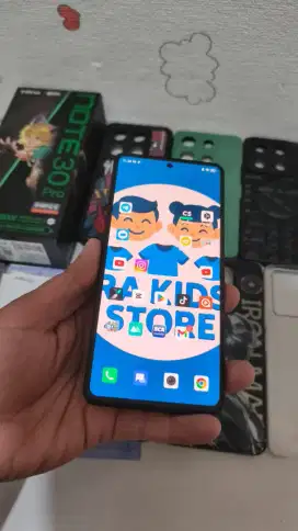Infinix note 30 pro black magic full set no minus 8+8/256 gb