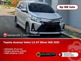 [ PAJAK PANJANG ] Toyota Avanza Veloz 1.5 AT Silver 2021/2022