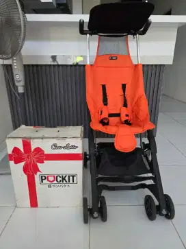 Stroller Pockit Cocolate Cabin Size