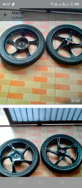 Velg mio depan belakang