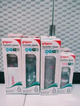 Botol Susu Pigeon 4 Pcs Baru