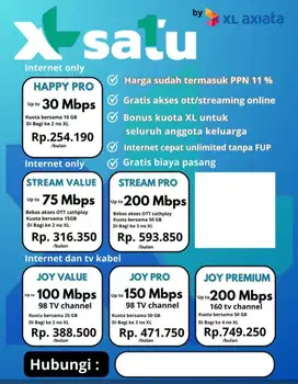 WIFI MURAH XL ONE/FIRST MEDIA