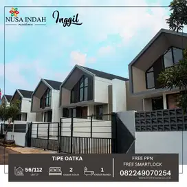 Rumah Kekinian Lokasi Strategis Pandu Raya Bogor ke Tol BORR 300 meter