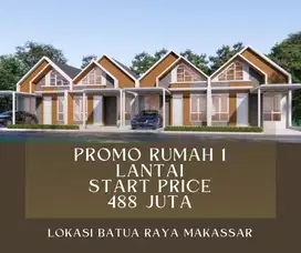 Rumah Murah Makassar 1 Lantai Batua Raya