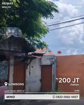 Disewa Gudang Seluas 3200 m2
