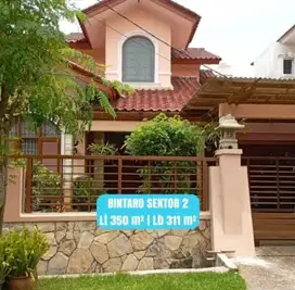 Dijual Rumah Bintaro Jaya Sektor 2- Tangerang Selatan