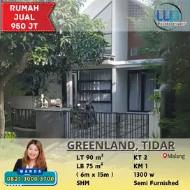 Dijual Rumah Terawat Siap Huni di Tidar Malang