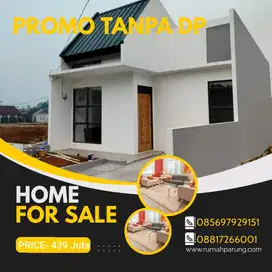 Dijual Rumah Tanpa DP Bebas Banjir Di Parung Kota Bogor