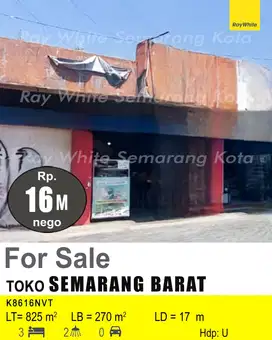 DIJUAL TOKO DI SEMARANG BARAT K8616