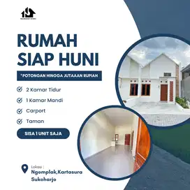 Rumah Modern minimalis di kartasura 5 menit dari kampus Uin