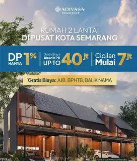 DIJUAL RUMAH ADIVASA RESIDENCE, TANAH MAS, SEMARANG