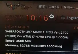 Paket Motherboard/Mobo Gaming manTUF