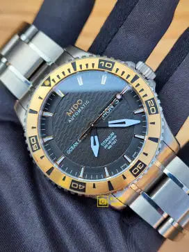 Jam Tangan Original Mido Ocean Star Captain IV Titanium Automatic Swis