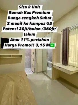 Rumah Kos Premium Candi Mendut Soekarno Hatta Malang