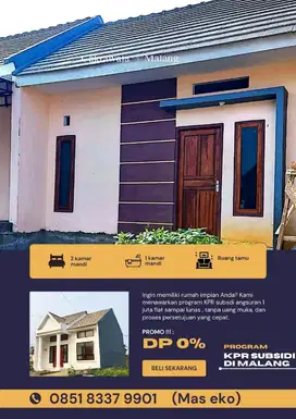 Rumah Bernuansa Villa di Lingkungan Asri Malang