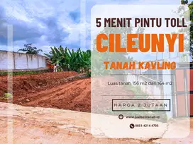 DI JUAL  TANAH KAVLING STRATEGIS MURAH CILEUNYI DEKET TOLL