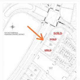 Tanah Komersil Gading Serpong BSD Paramount Land luas 1250